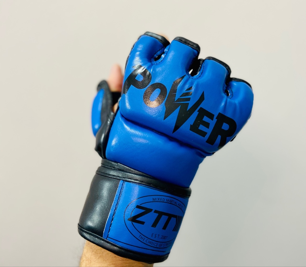 Перчатки ММА Power, синий