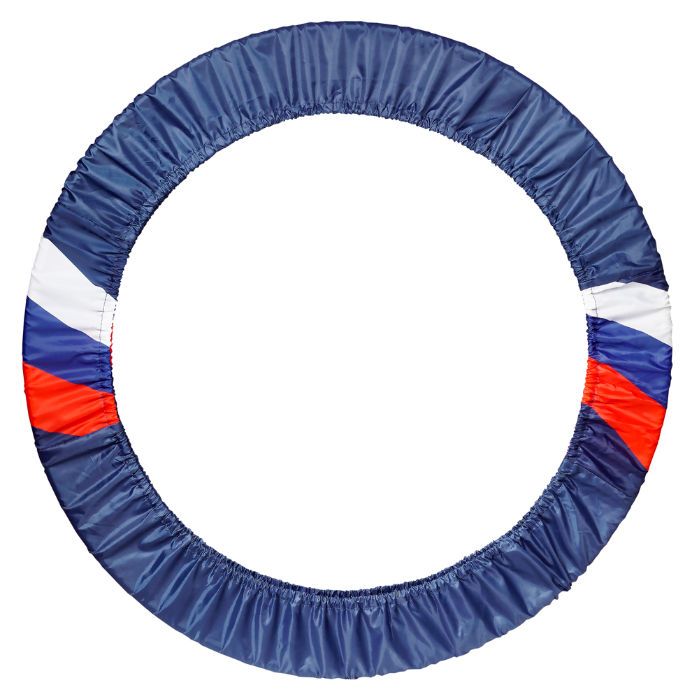Чехол для обруча Гимнастка, 75-90 см (синий триколор)