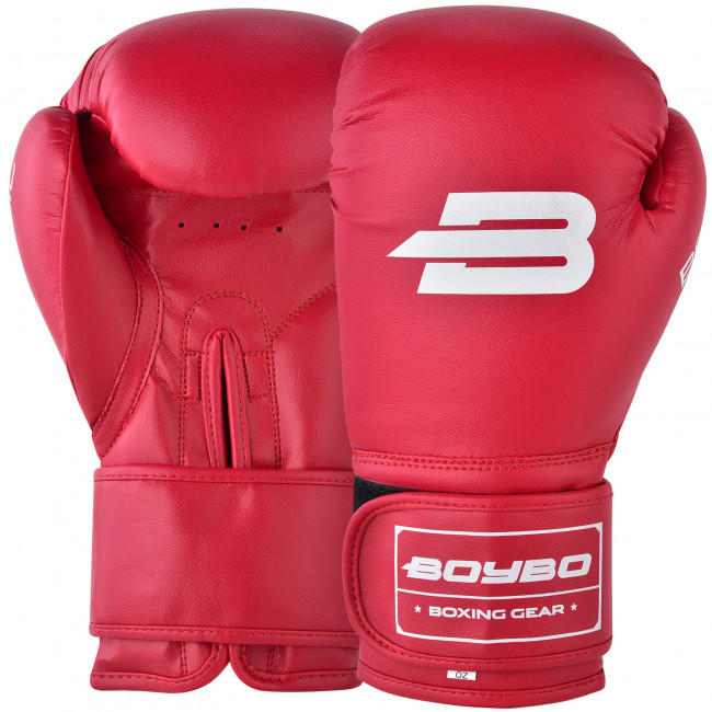 Перчатки боксерские Basic BoyBo, красный