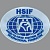 Эмблема-нашивка МФРБ "HSIF" сине-белая