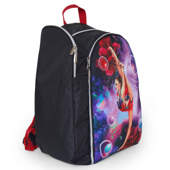 Рюкзак для гимнастики (черный/красный), 40 см