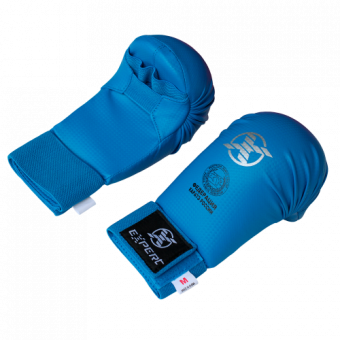 Защита кисти (накладки/перчатки) EXPERT ФКР для карате, синий